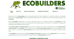 Desktop Screenshot of ecobuilders.co.za