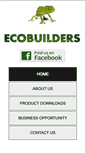 Mobile Screenshot of ecobuilders.co.za